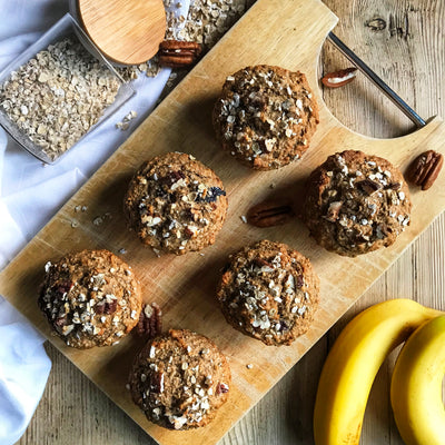 KiteNest Nosh: Banana Breakfast Muffins